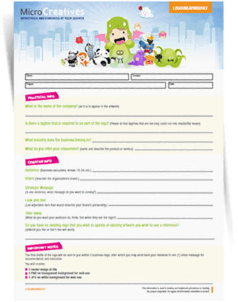 MicroCreatives | Creative Brief graphic design