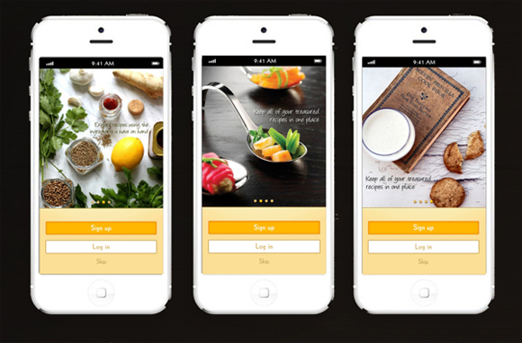 Tasty Food Mobile App Designs for Foodies