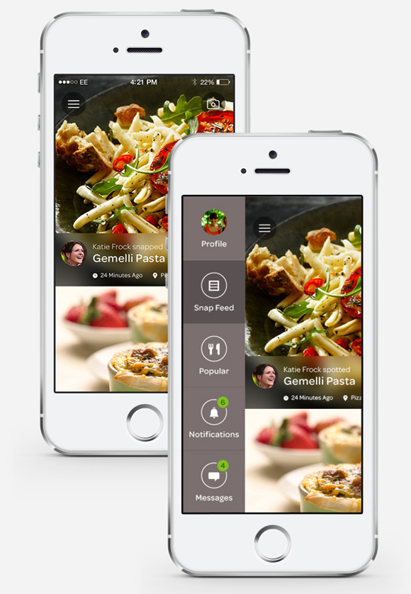 Tasty Food Mobile App Designs for Foodies