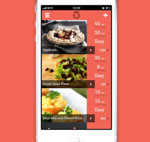 Tasty Food Mobile App Designs for Foodies