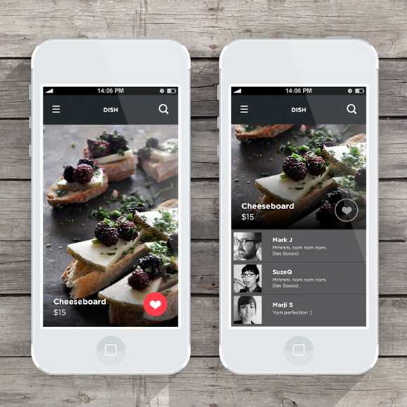 Tasty Food Mobile App Designs for Foodies
