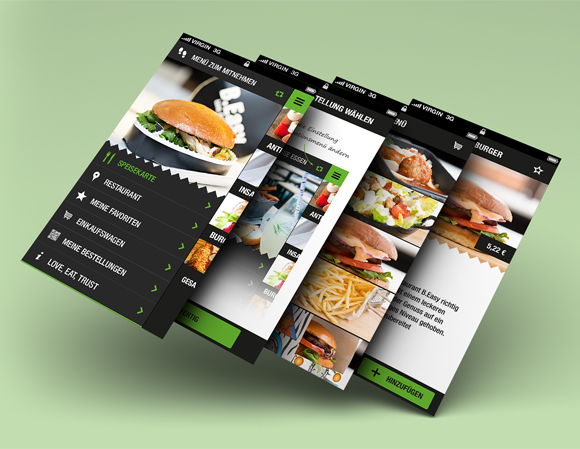 Tasty Food Mobile App Designs for Foodies